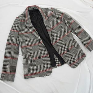 Vintage checkered blazer